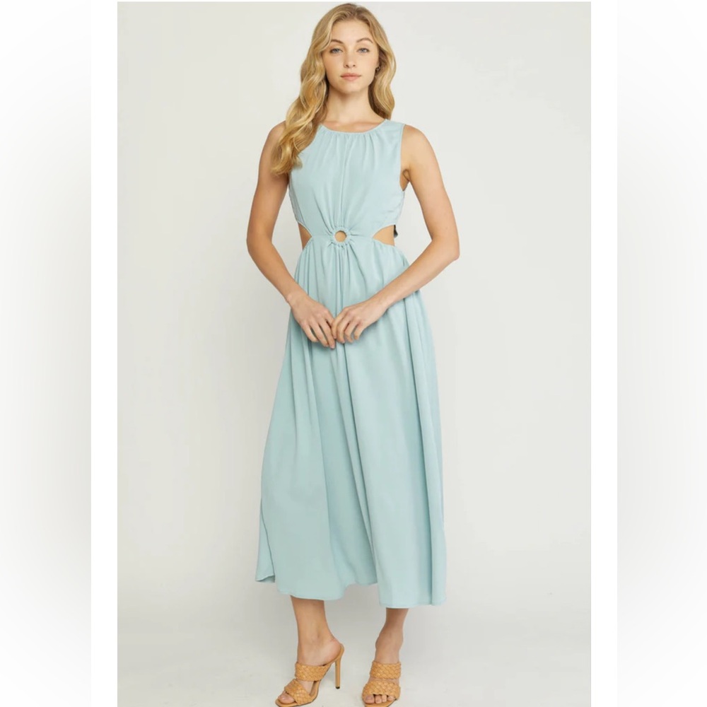 Entry Midi dress in Seafoam, Size S